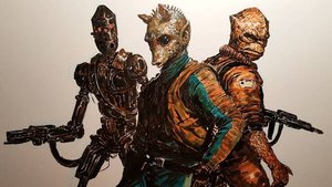 Badass Fan Art for STAR WARS Bounty Hunters Greedo, Bossk, and IG-88 by Dave Rapoza 