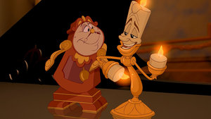 First Look at Lumiere, Cogsworth, Le Fou, and Gaston in Disney's Live-Action BEAUTY AND THE BEAST