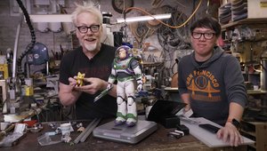 Adam Savage Shows Off Awesome Buzz Lightyear Animatronic Robot Collectible
