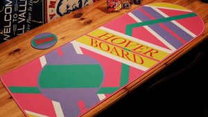 Check Out This Rad BACK TO THE FUTURE Hoverboard Desk Pad