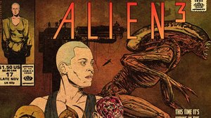 Comic Book Style Poster Art For David Fincher's ALIEN 3 By Artist Tim Clinard