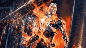 Fiery Poster Art For TERMINATOR 2: JUDGMENT DAY Created By Artist Chris Skinner