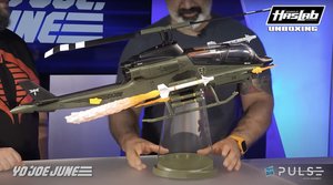 Hasbro's Unboxing of The G.I. JOE HasLab Dragonfly Helicopter