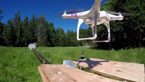 Here's A Video Of A Rocket Powered Katana Cutting Down A Drone