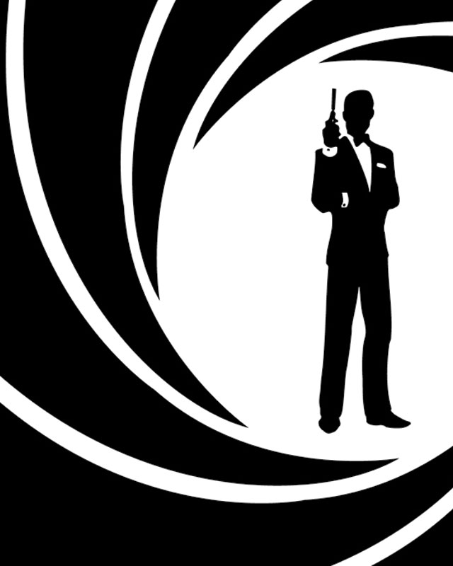 Театральный агент. Агент 007 силуэт. Агент 007 вектор. Агент 007 иллюстрация.