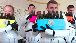 The Bottle Boys Play the Imperial March Dressed as Stormtroopers