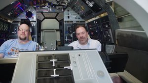 These Two Men Are Building The Millennium Falcon Cockpit In A Garage