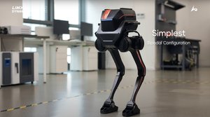 This TRON 1 Bipedal Robot is a Design Mix of an AT-ST From STAR WARS and a Cylon From BATTLESTAR GALACTICA